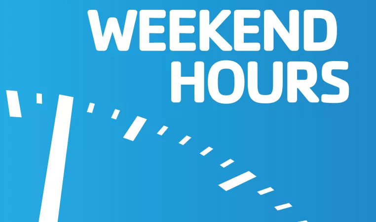 New weekend Hours! 7am - 4pm (starting 7/13/24)